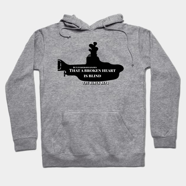 Little Black Submarines The Black Keys Hoodie by Jamesbartoli01@gmail.com